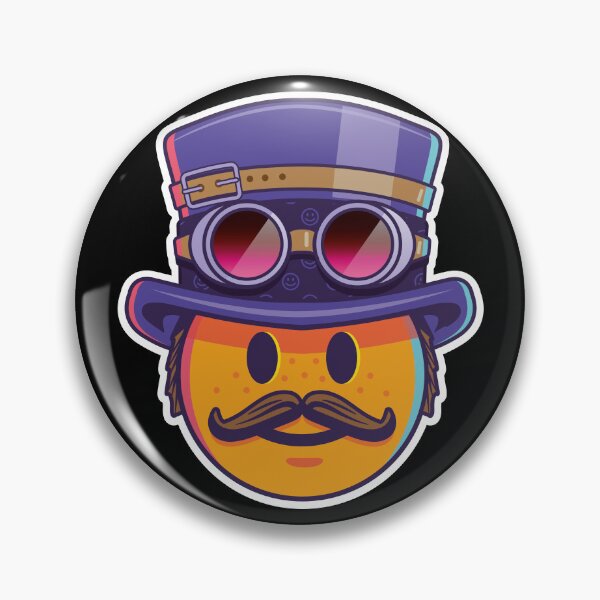 Item preview, Hydro Sticker Steampunk Emoticon Smiley Face designed and sold by Bubsart78.