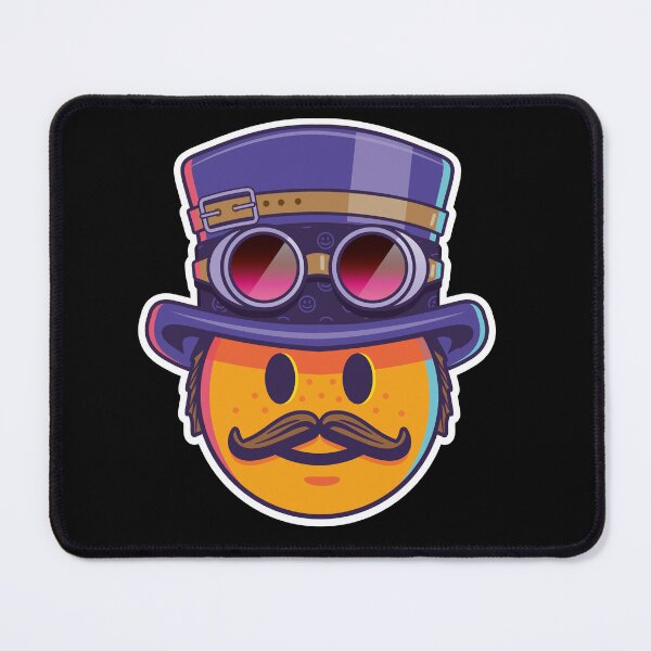 Item preview, Hydro Sticker Steampunk Emoticon Smiley Face designed and sold by Bubsart78.