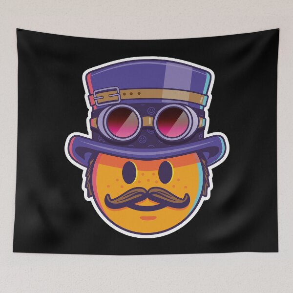 Item preview, Hydro Sticker Steampunk Emoticon Smiley Face designed and sold by Bubsart78.