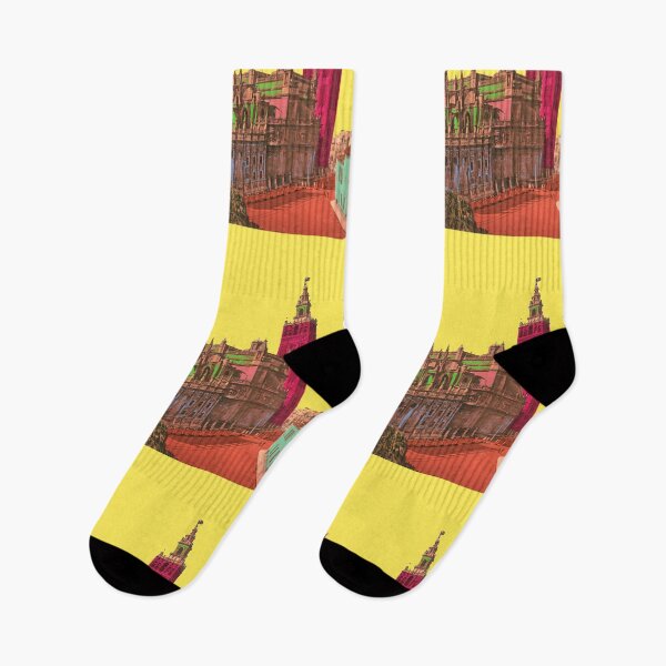 Item preview, Skyline Seville Cathedral, vintage landmark Spain designed and sold by Mauswohn.