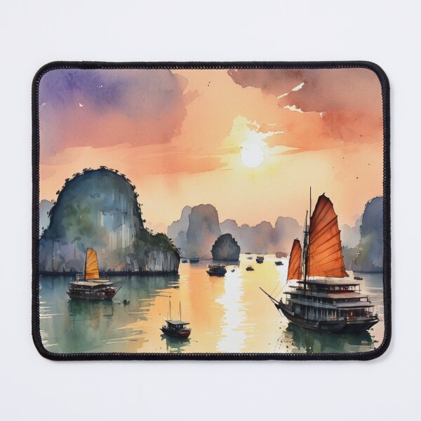 Item preview, Halong Bay in Vietnam designed and sold by ArtsyTeegee.