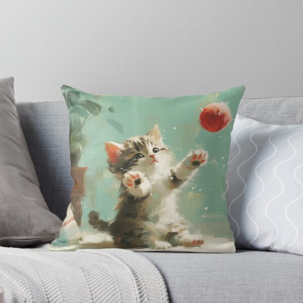 Item preview, Kitten's Playful Day designed and sold by palmyst.