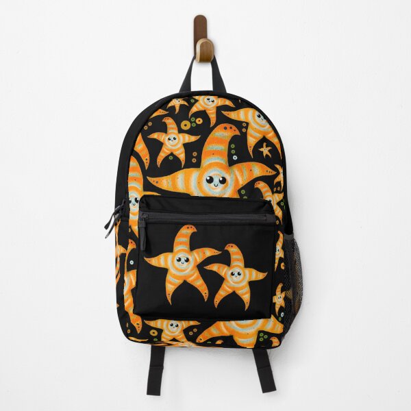 Item preview, cute orange spiral starfish - dark designed and sold by doveydotdraws.