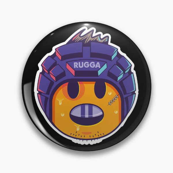 Item preview, Hydro Sticker Rugby Emoticon Smiley Face designed and sold by Bubsart78.