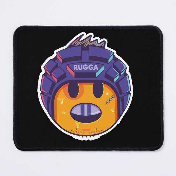 Item preview, Hydro Sticker Rugby Emoticon Smiley Face designed and sold by Bubsart78.