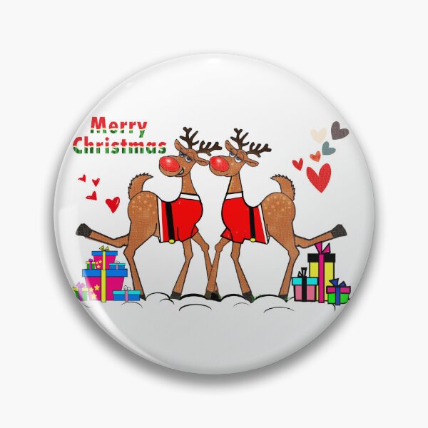 Item preview, Reindeers - Merry Christmas  designed and sold by Shirley cute art .