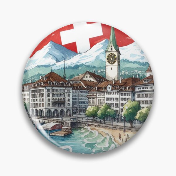 Item preview, Vintage Travel Zurich  designed and sold by maximinano100k.
