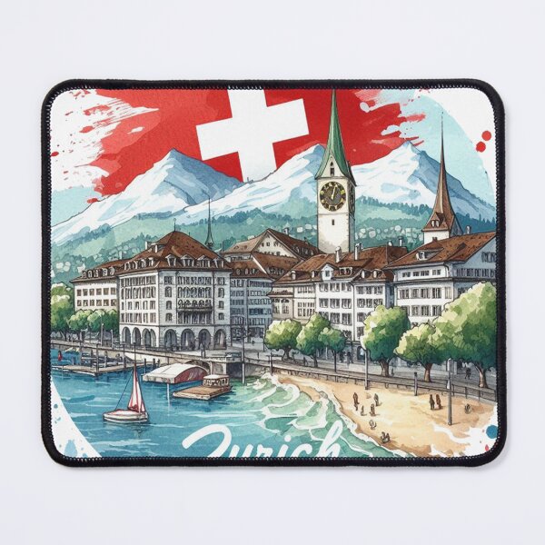 Item preview, Vintage Travel Zurich  designed and sold by maximinano100k.