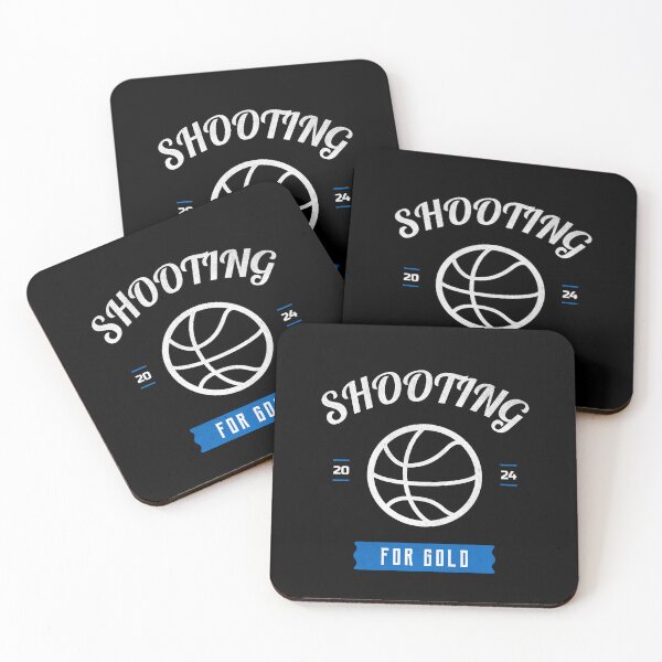 Item preview, Shooting for Gold - Basketball design designed and sold by TTeamDesigns.