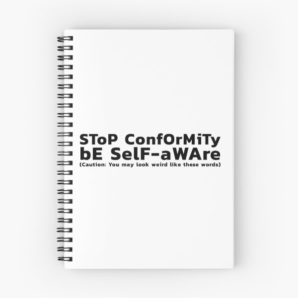 Item preview, Stop Conformity, Be Self-aware designed and sold by wakluz90.
