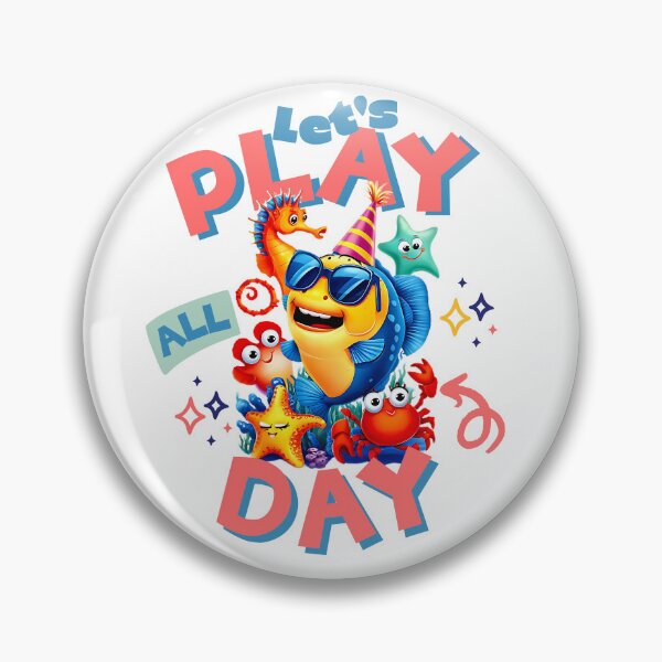 Item preview, Kids party - Let's Play All Day – Fun Ocean Friends Design designed and sold by CanyonGarageArt.