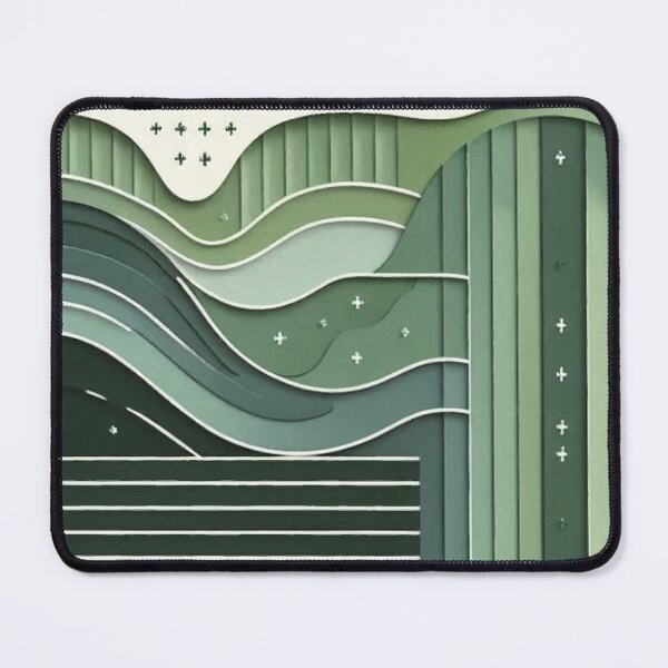 Item preview, Designer abstract background in a green color scheme designed and sold by Nataliya Kretsu.