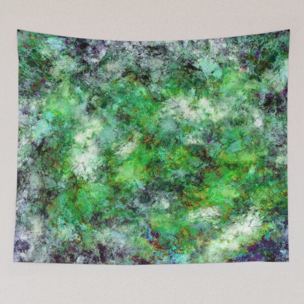 Item preview, Green leaves and rain designed and sold by Keith Mills.