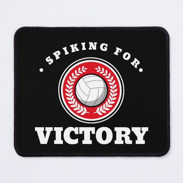 Item preview, Spiking for Victory - Volleyball design designed and sold by TTeamDesigns.