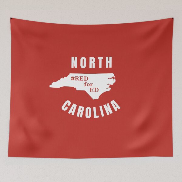 Item preview, North Carolina Red For Ed - Teachers Strike designed and sold by maxarus.