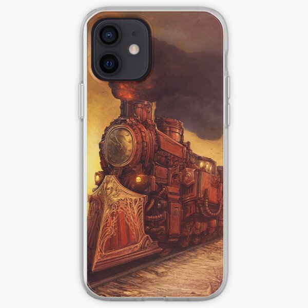 Steampunk Locomotive iPhone Soft Case