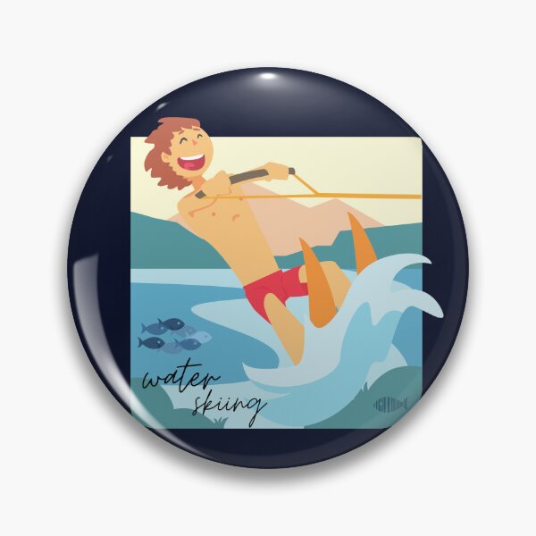 Item preview, Water skiing designed and sold by AnulaArt.
