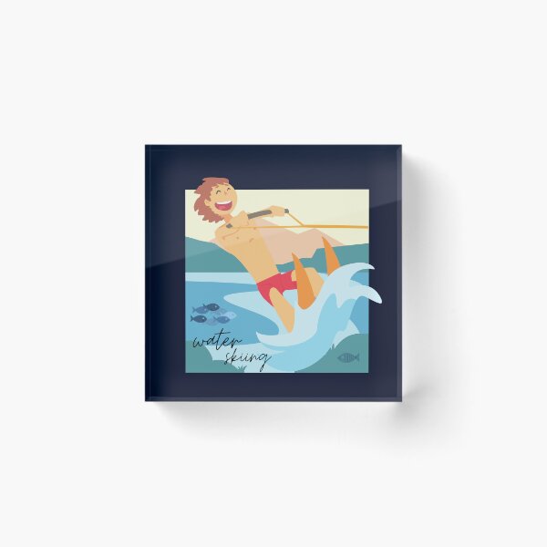 Item preview, Water skiing designed and sold by AnulaArt.