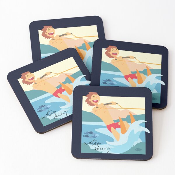 Item preview, Water skiing designed and sold by AnulaArt.