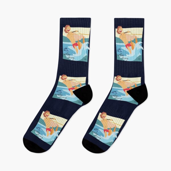 Item preview, Water skiing designed and sold by AnulaArt.