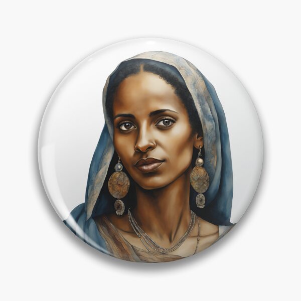 Item preview, Eritrean Watercolor Art, Eritrean Woman, African Style, Eritrea designed and sold by SRLND.