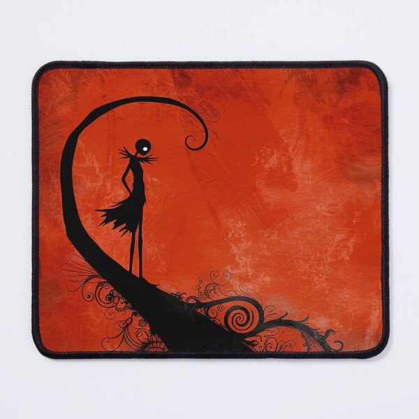 Item preview, Silhouette of a figure standing on a twisted branch against a red background designed and sold by Jerhus.