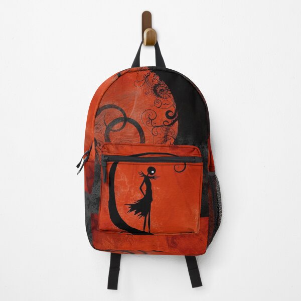 Item preview, Silhouette of a figure standing on a twisted branch against a red background designed and sold by Jerhus.