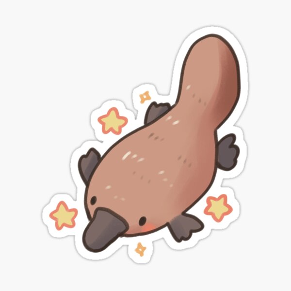 Item preview, Cute platypus with stars  designed and sold by Artofmayara.