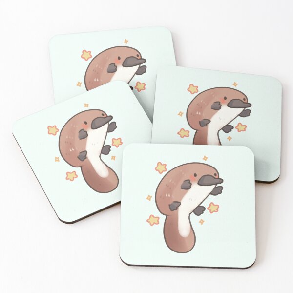 Item preview, Cute platypus with stars illustration  designed and sold by Artofmayara.
