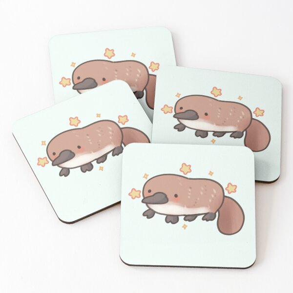 Item preview, platypus with stars illustration  designed and sold by Artofmayara.