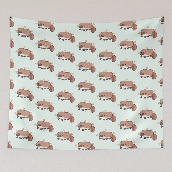 Item preview, platypus with stars illustration  designed and sold by Artofmayara.