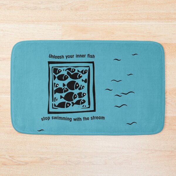 Item preview, Swimming against the stream designed and sold by Gudrun Eckleben.