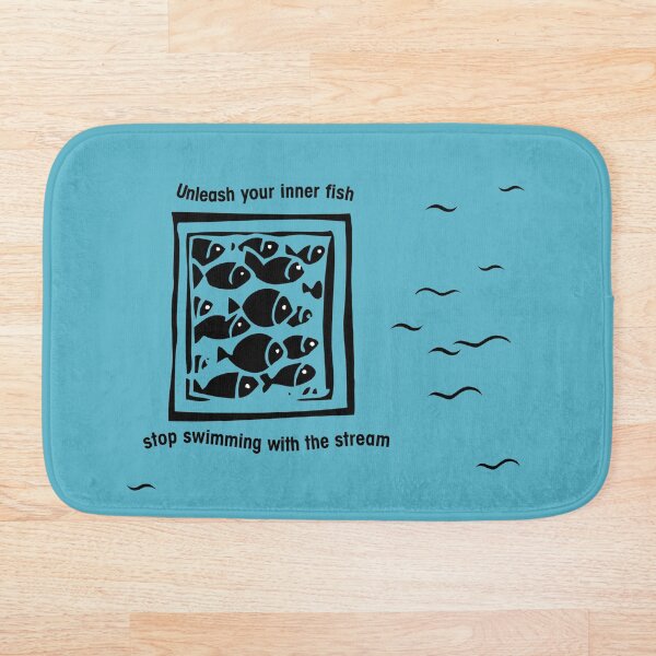 Item preview, Swimming against the stream designed and sold by Gudrun Eckleben.