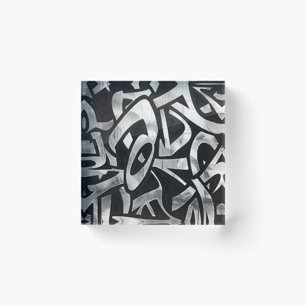 Item preview, Silver Graffiti Style designed and sold by PrintsByFrank.
