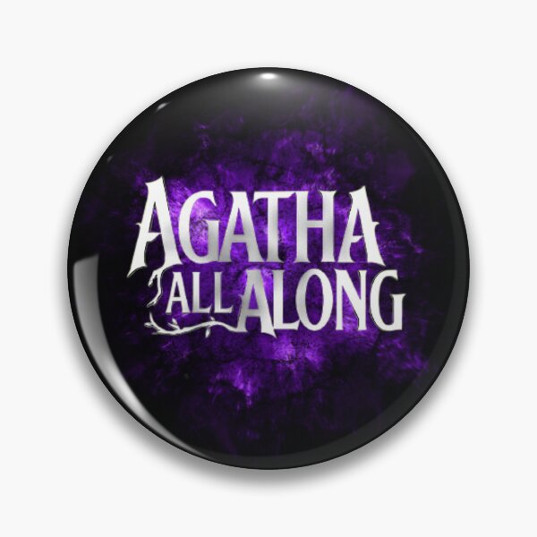 Item preview,  agatha all along (w dark magic bg) designed and sold by marvel stickers.