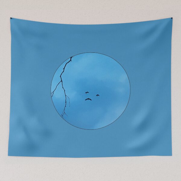 Item preview, Face Pareidolia Birds Feeling Blue Sad Face 1 of 4 designed and sold by Beachy.