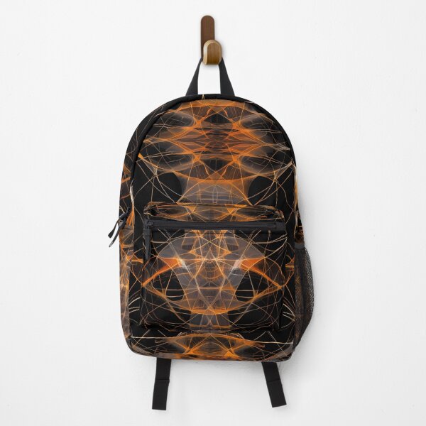 Item preview, Geometric pattern in black and orange v.3 designed and sold by Print2Harbor.