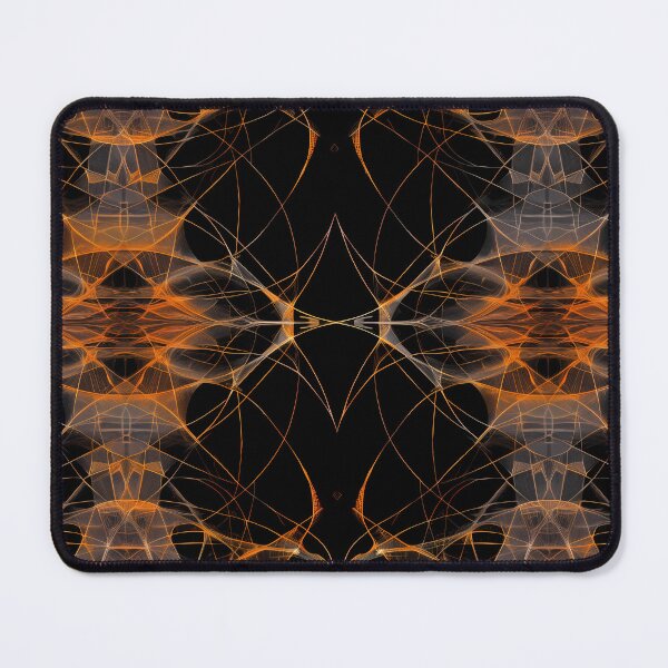 Item preview, Geometric pattern in black and orange v.3 designed and sold by Print2Harbor.