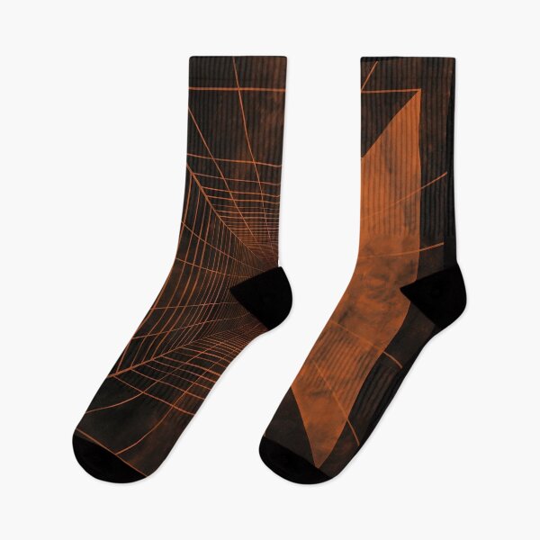 Item preview, Copy of Geometric pattern in black and orange v.3 designed and sold by Print2Harbor.