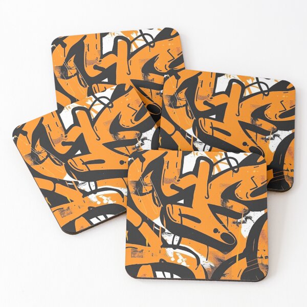 Item preview, Orange Graffiti Style designed and sold by PrintsByFrank.