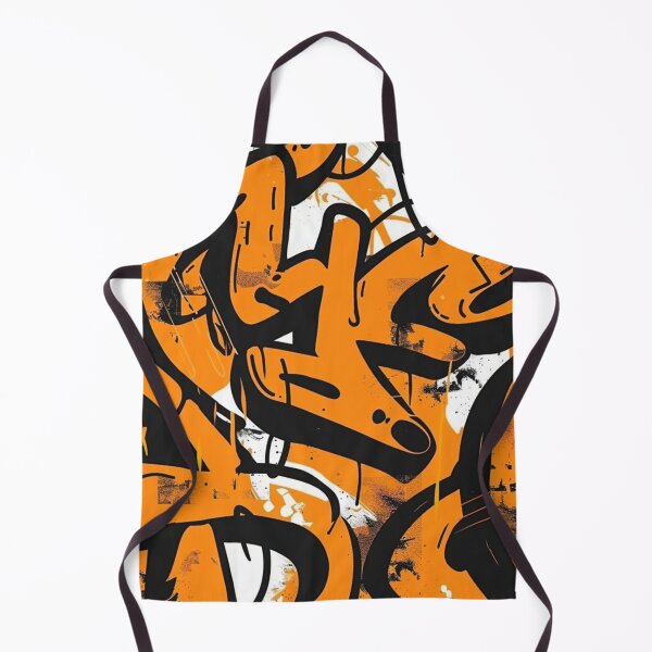 Item preview, Orange Graffiti Style designed and sold by PrintsByFrank.