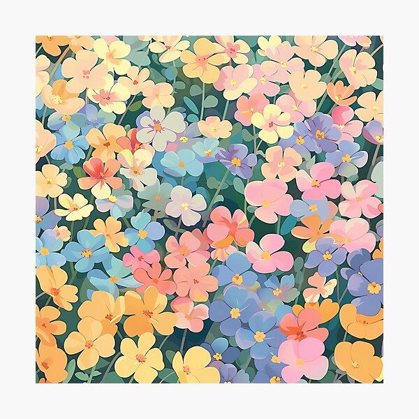 Item preview, Pastel Primrose flowers designed and sold by Parn Promsuwan.