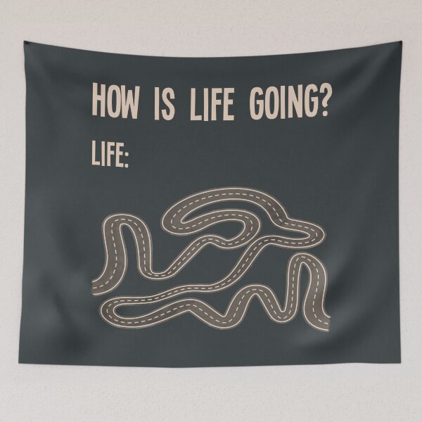 Item preview, How Is Life Going? designed and sold by Scrabbly Doodles.