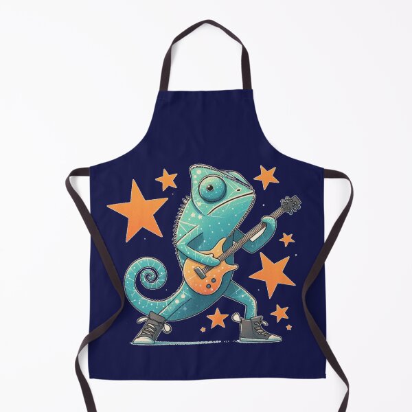 Item preview, Chameleon Playing Guitar Rock Star designed and sold by Nanthanon.