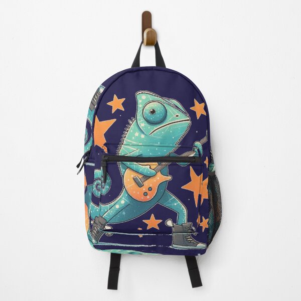 Item preview, Chameleon Playing Guitar Rock Star designed and sold by Nanthanon.