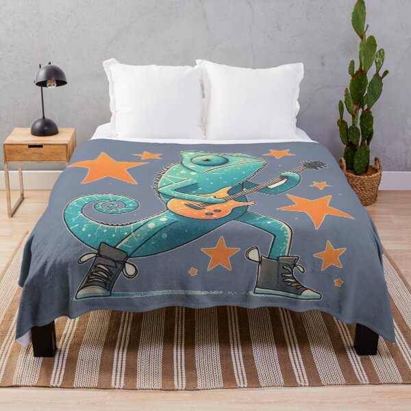 Item preview, Chameleon Playing Guitar Rock Star designed and sold by Nanthanon.