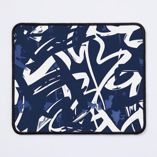 Item preview, Navy Graffiti Style designed and sold by PrintsByFrank.