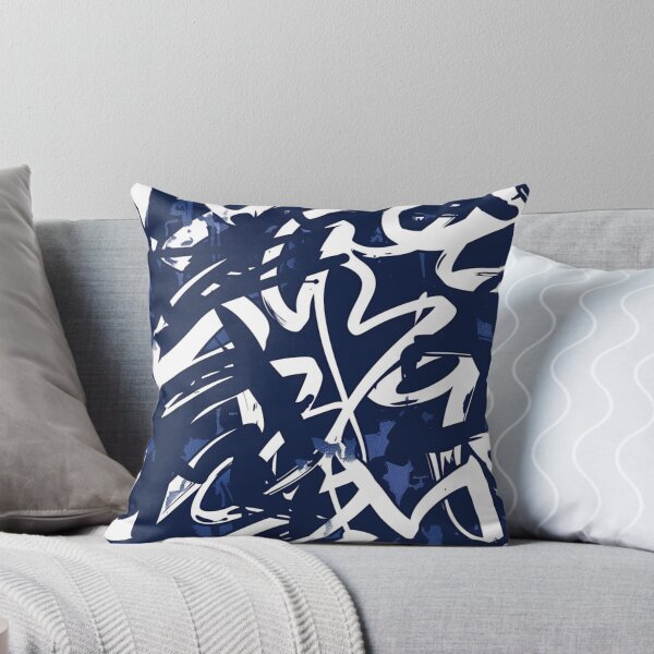 Item preview, Navy Graffiti Style designed and sold by PrintsByFrank.