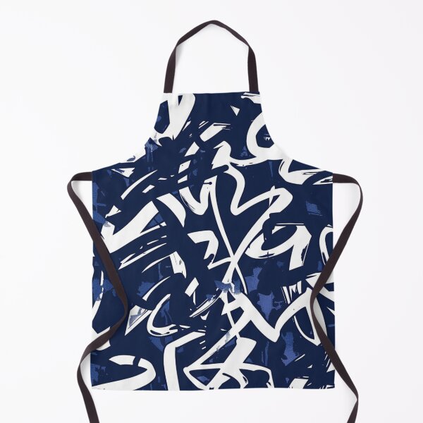 Item preview, Navy Graffiti Style designed and sold by PrintsByFrank.
