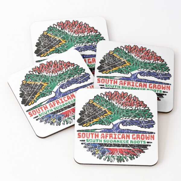 Item preview, South Sudan South Sudanese South African South Africa Tree Roots Flag designed and sold by FlagX.